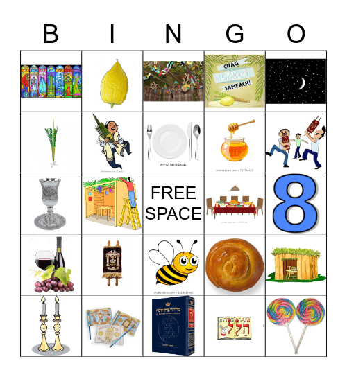 SUKKOT BINGO Card