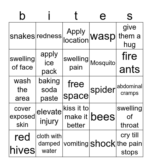 mark two for every qustion  Bingo Card