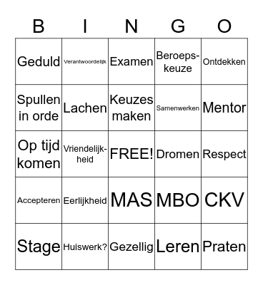 3 KBINGO Card