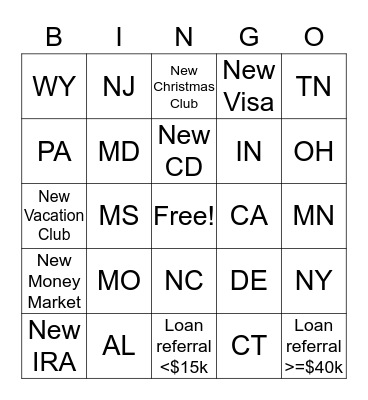 CALL CENTER FUN BINGO Card