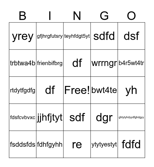 Medical Assistant Key Terms  Bingo Card