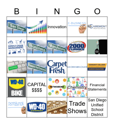 Clairemont High School  Bingo Card