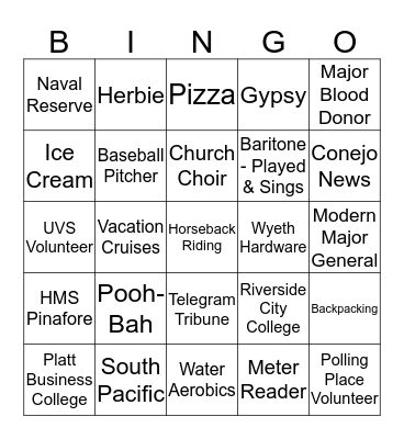 Clancy's 85th birthday  Bingo Card