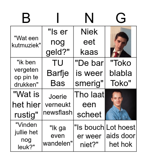 Hok Bingo Card