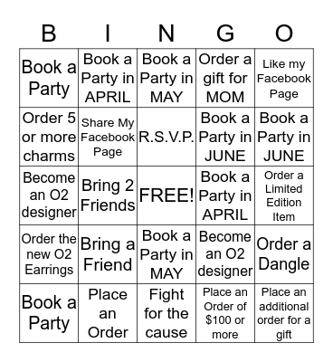Origmai Owl Bingo Card