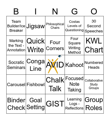 WICOR  Bingo Card