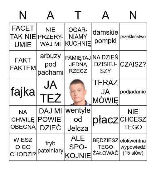 LESBOFASZYSTKA BINGO Card