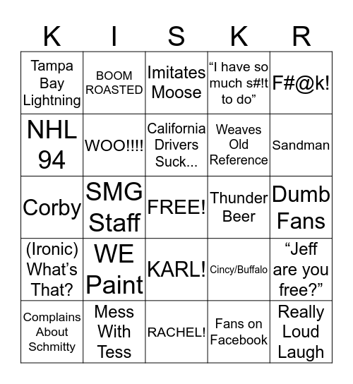 HELLO GOLDEN CHILD TWO, I AM NUMBER ONE Bingo Card