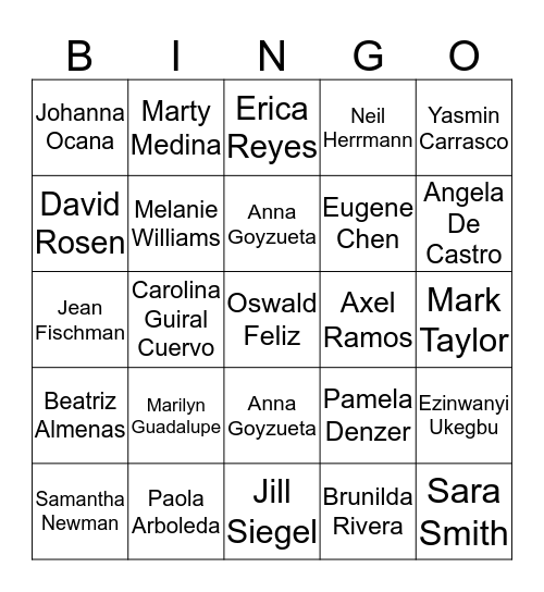 Halloween Bingo (Floors 4, 5, 6, 7) Bingo Card