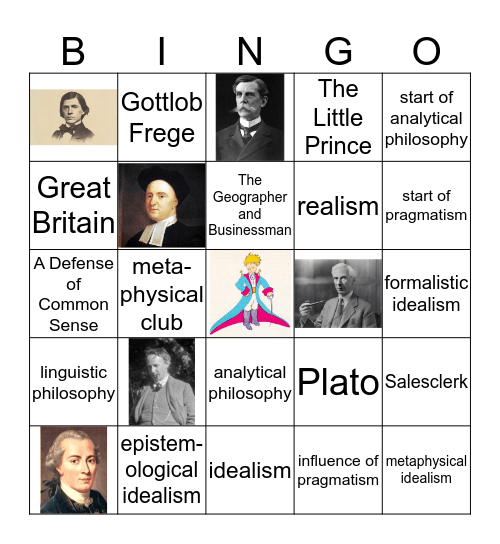 Philosophical Movements Bingo Card