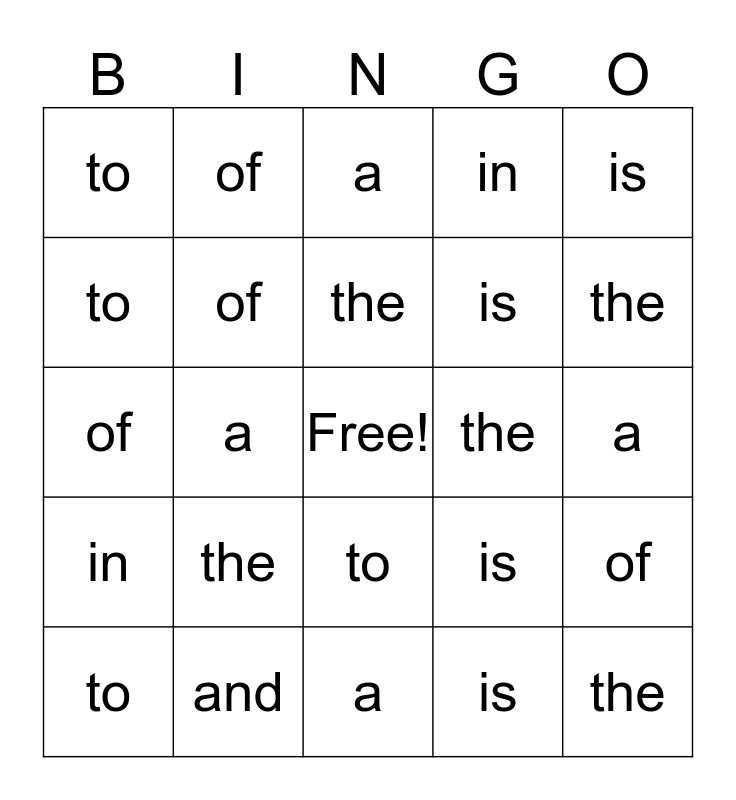 fry-words-1-7-bingo-card