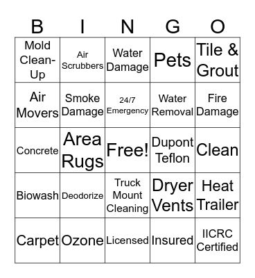 Bailtek Bingo Card