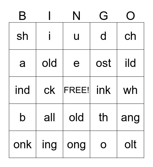 Bingo Bonanza! Bingo Card