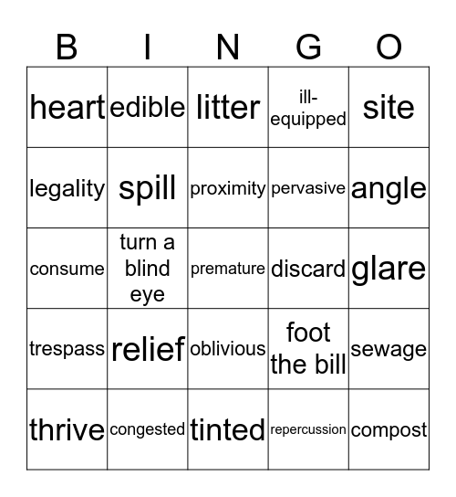 WHICH IS IT? Bingo Card