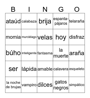 Loteria  Bingo Card