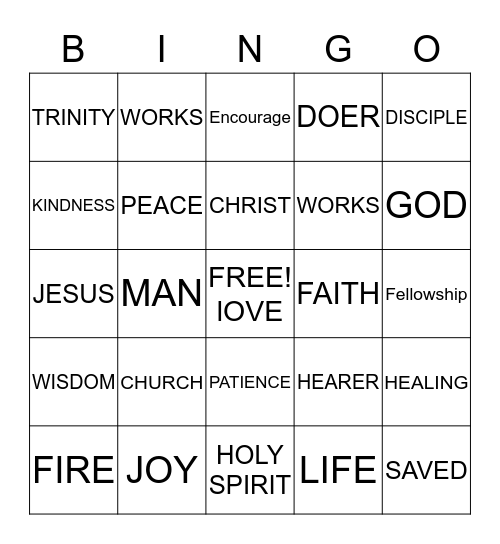 YOUTH DAY BLAST! Bingo Card