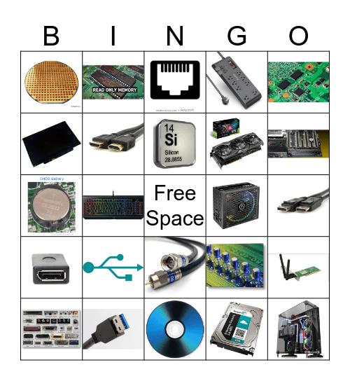 Hardware Bingo Card