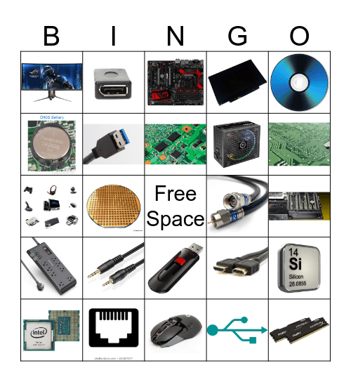 Hardware Bingo Card
