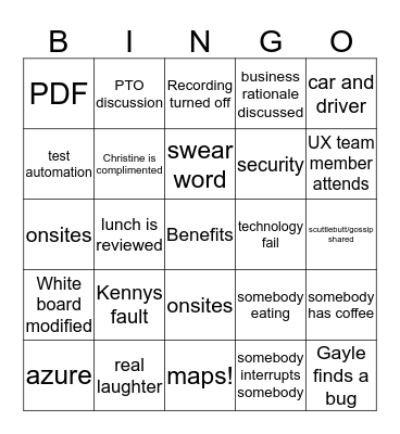 Mowgli S146 Demo Bingo Card
