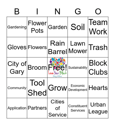 Love Your Block Bingo Card