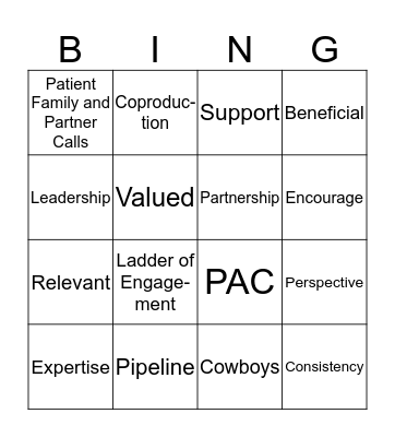 One Size Doesn't Fit All Bingo Card