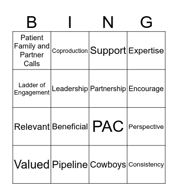 One Size Doesn't Fit All Bingo Card