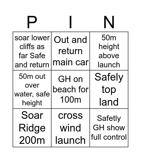 THPA PINGO EHN Bingo Card