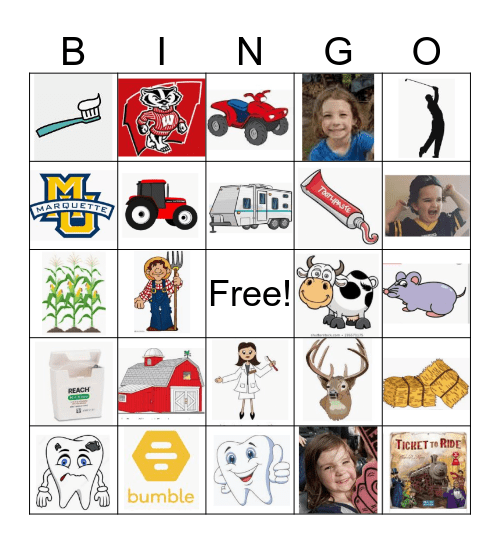 Kaitlin and Aaron Bingo Card