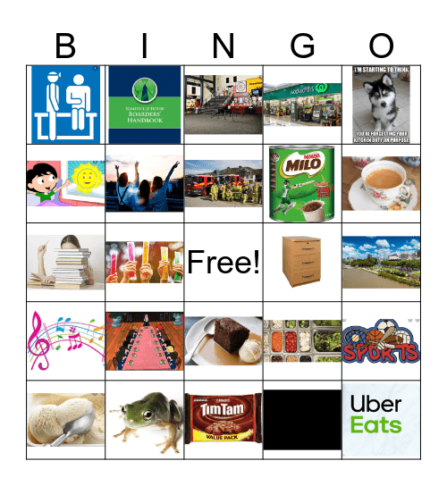 Boarder Bingo Card