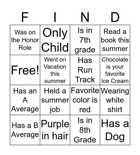 Who is Your New LPP Teammate Bingo Card