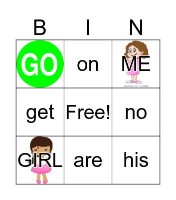 SIGNS BINGO GAME (EASY) Bingo Card