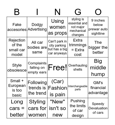 Wastemaker Bingo Card