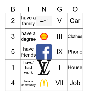 BINGO AGAINST HUMANITY Bingo Card