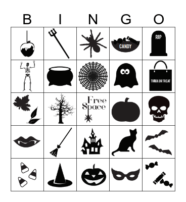 Spooky Bingo Card