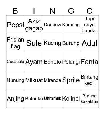 Loey Bingo Card