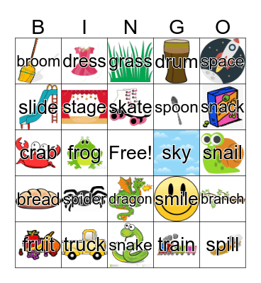 R and S Blends Bingo Card