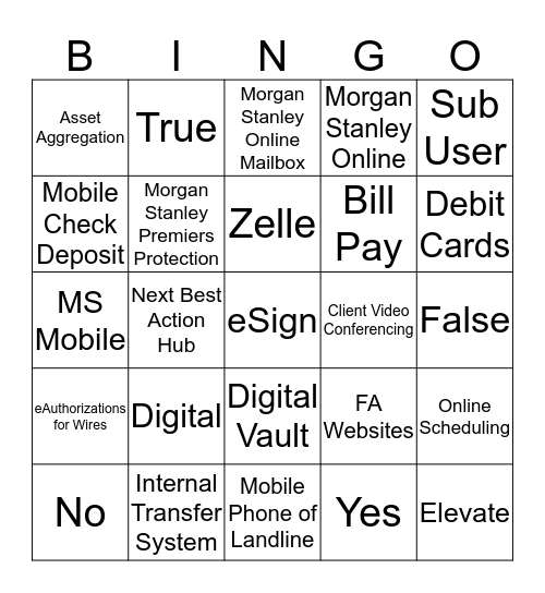 Modern Wealth Mgmt Bingo Card