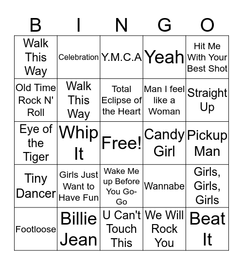 Operations Singo Bingo Card