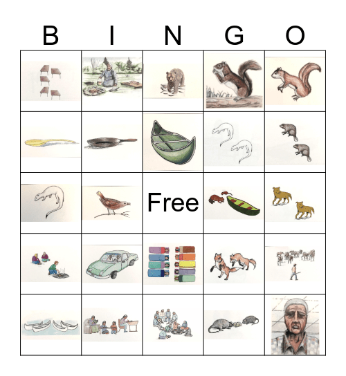 Cree Bingo Card