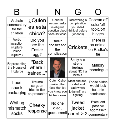 M&M Bingo 10/17 Bingo Card