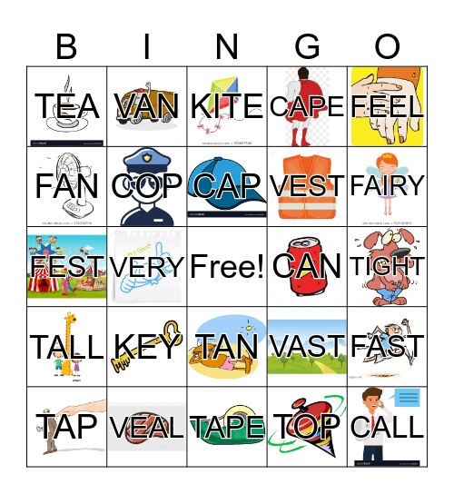 Sound Bingo! Bingo Card