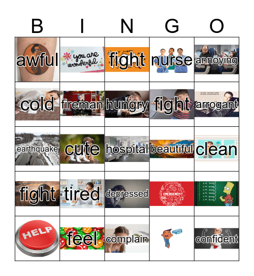 ASL Bingo Card