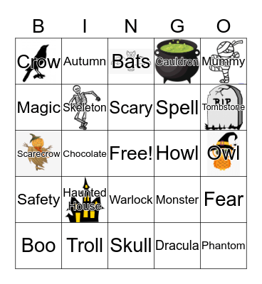 HALLOWEEN Bingo Card