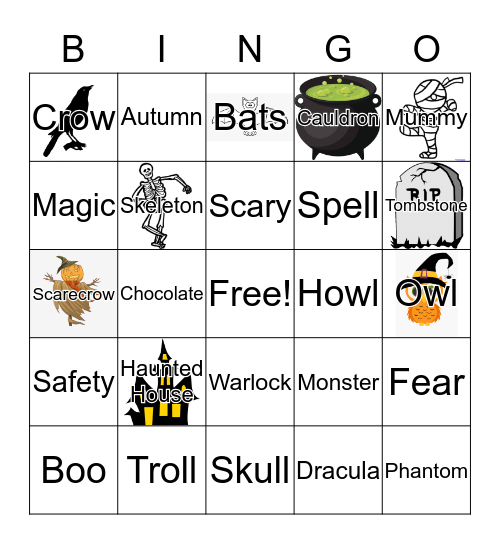 HALLOWEEN Bingo Card