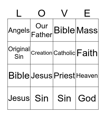Bingo for Ian Phoebe and Jennifer Bingo Card