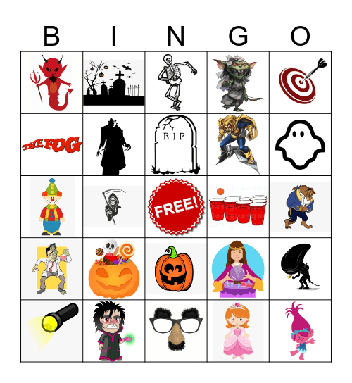 Halloween Hootenanny 2019 Bingo Card