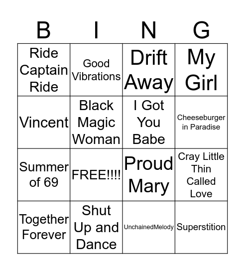 SOUTHPOINTE BINGO Card