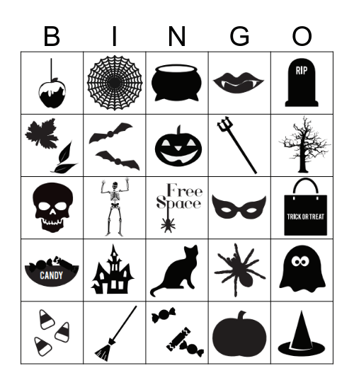 Spooky Bingo Card