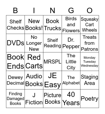 Valerie's Retirement Bingo! Bingo Card