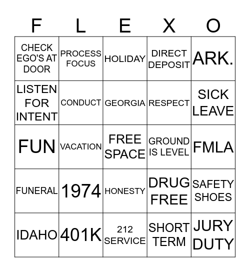BUSY BEING BETTER Bingo Card